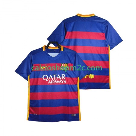 Barcellona 2015-2016 Retro Maglia Prima Manica Corta